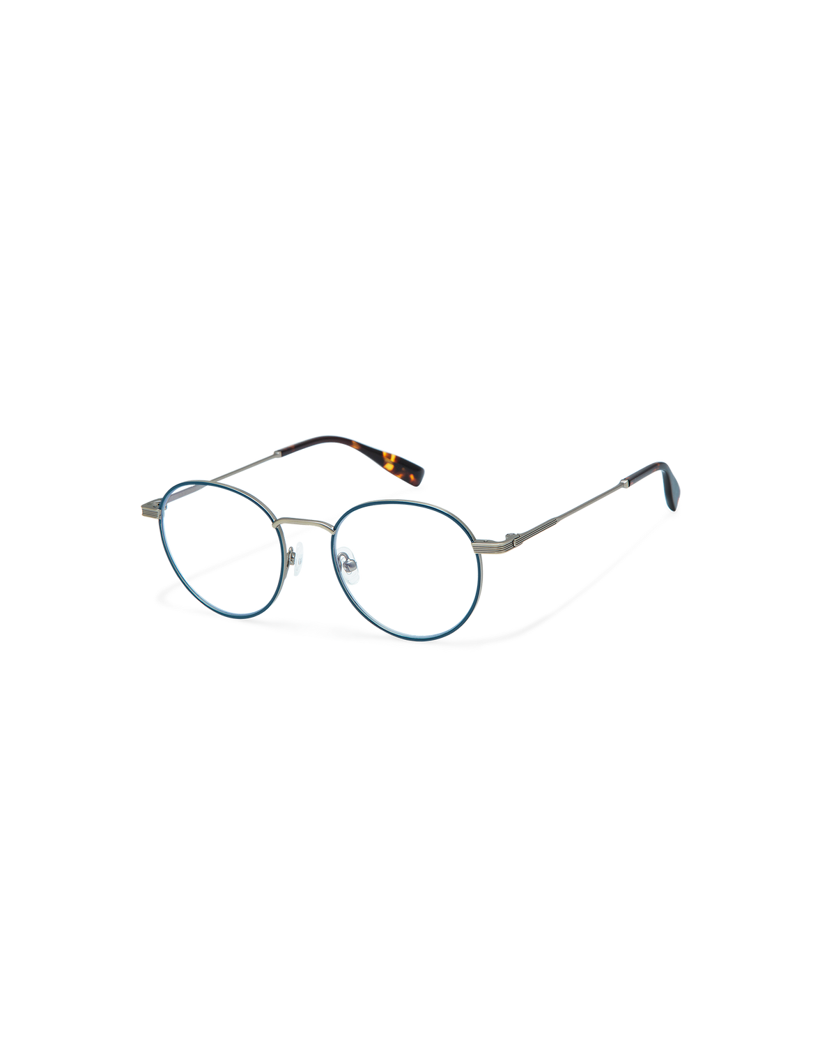 QUARTZ: Redondas Metal Azul optical glasses by GIGI STUDIOS 10532