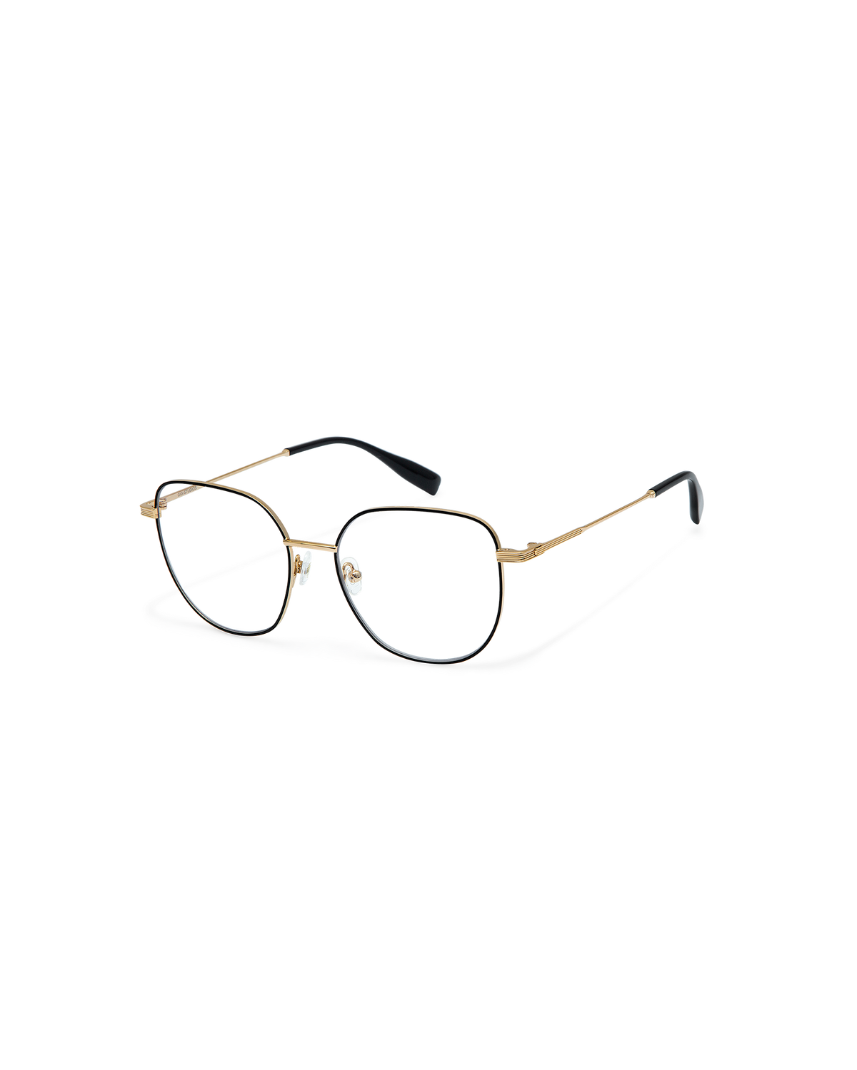 LUZIA: Cat Eye Metal Noir optical glasses by GIGI STUDIOS 10542