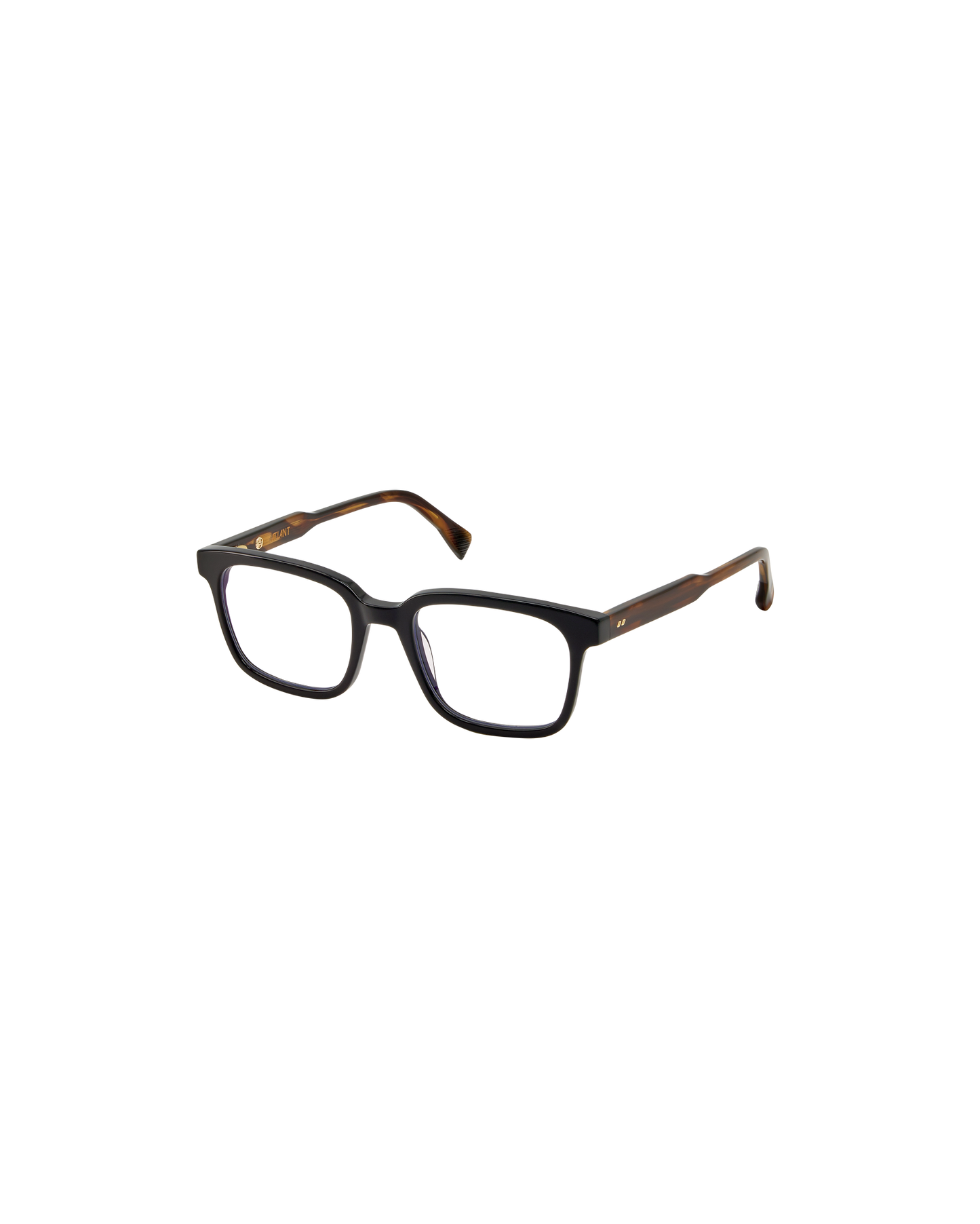 TADAO: Rectangular Acetato Noir optical glasses by ATLANT 9198