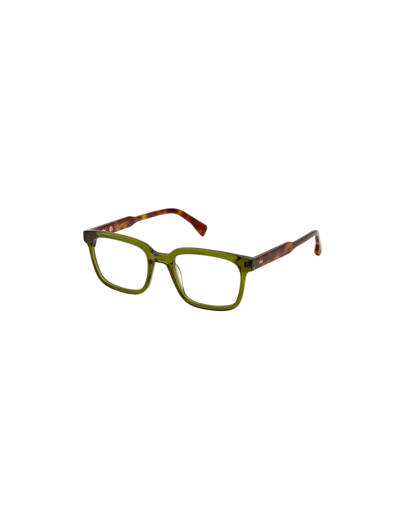 TADAO: Rectangular Acetato Verde optical glasses by ATLANT 9200