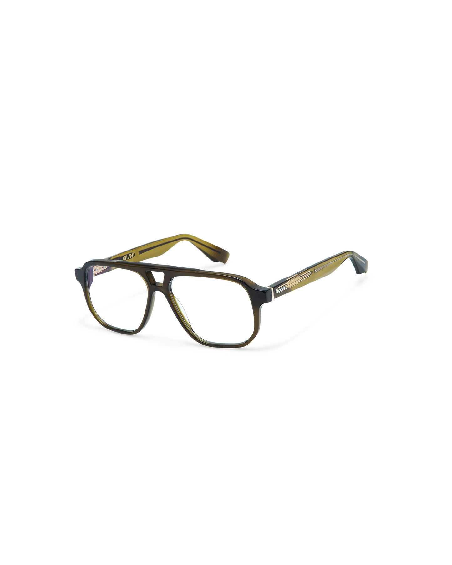 ETTORE: Aviador Acetato Marrón optical glasses by ATLANT 11265