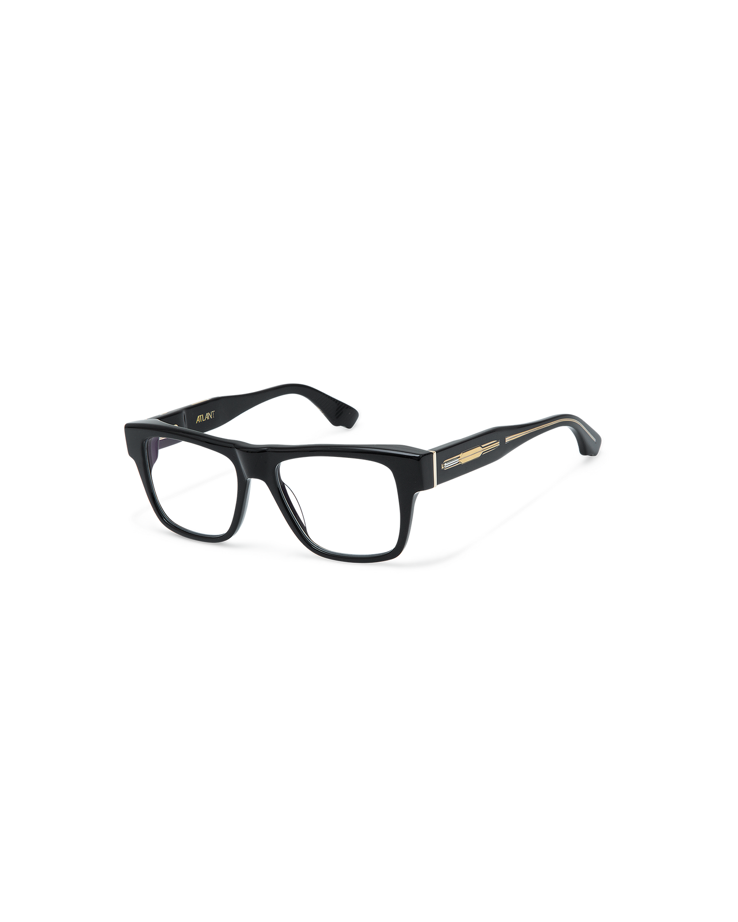 ALDOUS: Rectangular Acetato Noir optical glasses by ATLANT 11267