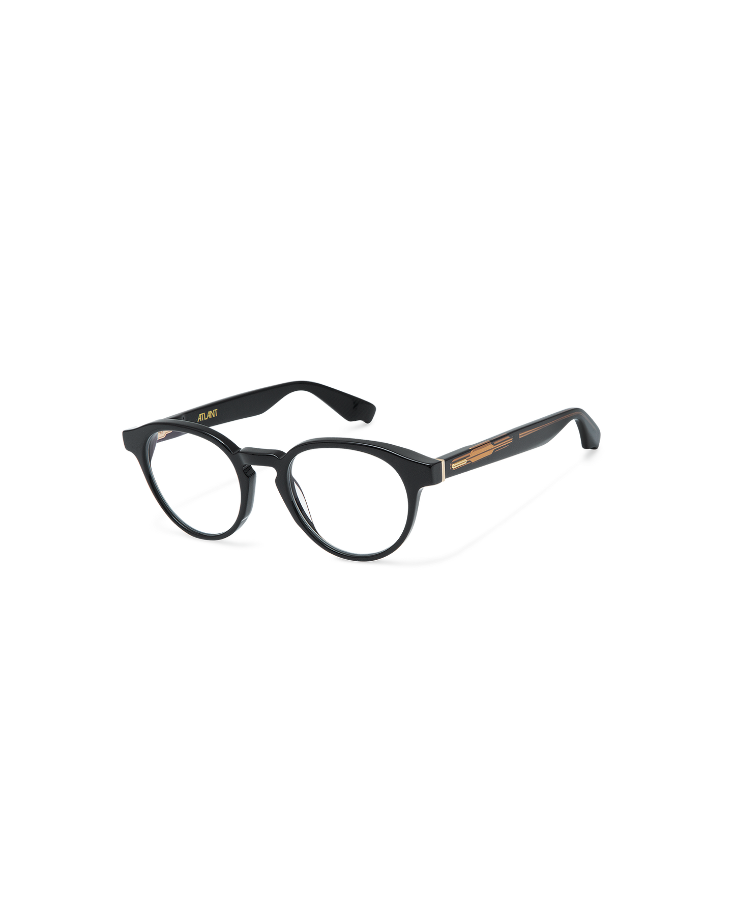 ISAMI: Redondas Acetato Noir optical glasses by ATLANT 11271