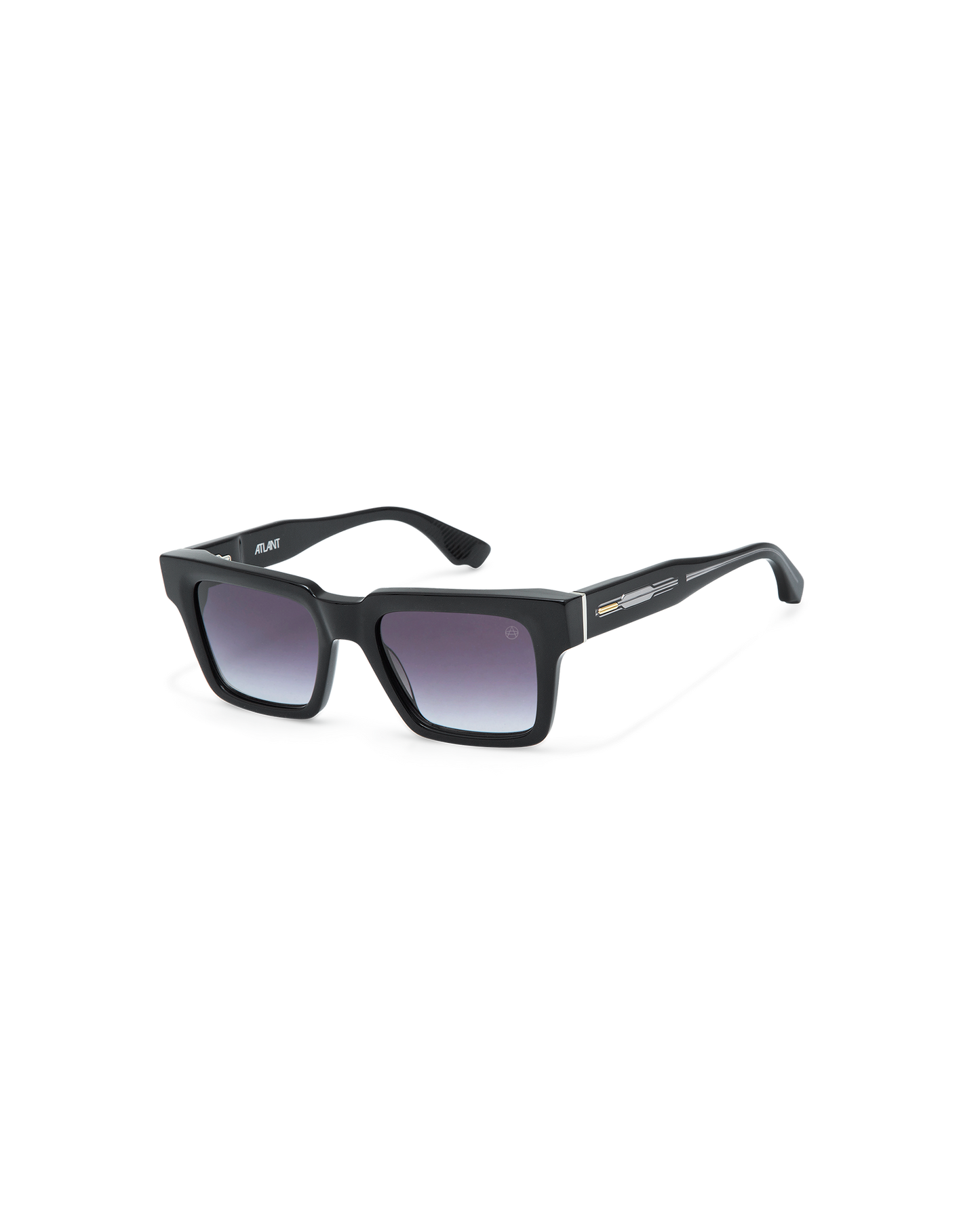 NORMAN: Rectangular Acetato Noir sunglasses by ATLANT 11287