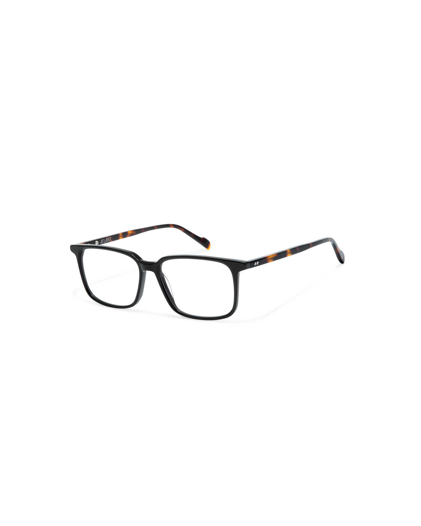 MONACO: Rectangular Acetato Noir optical glasses by ATLANT 11654