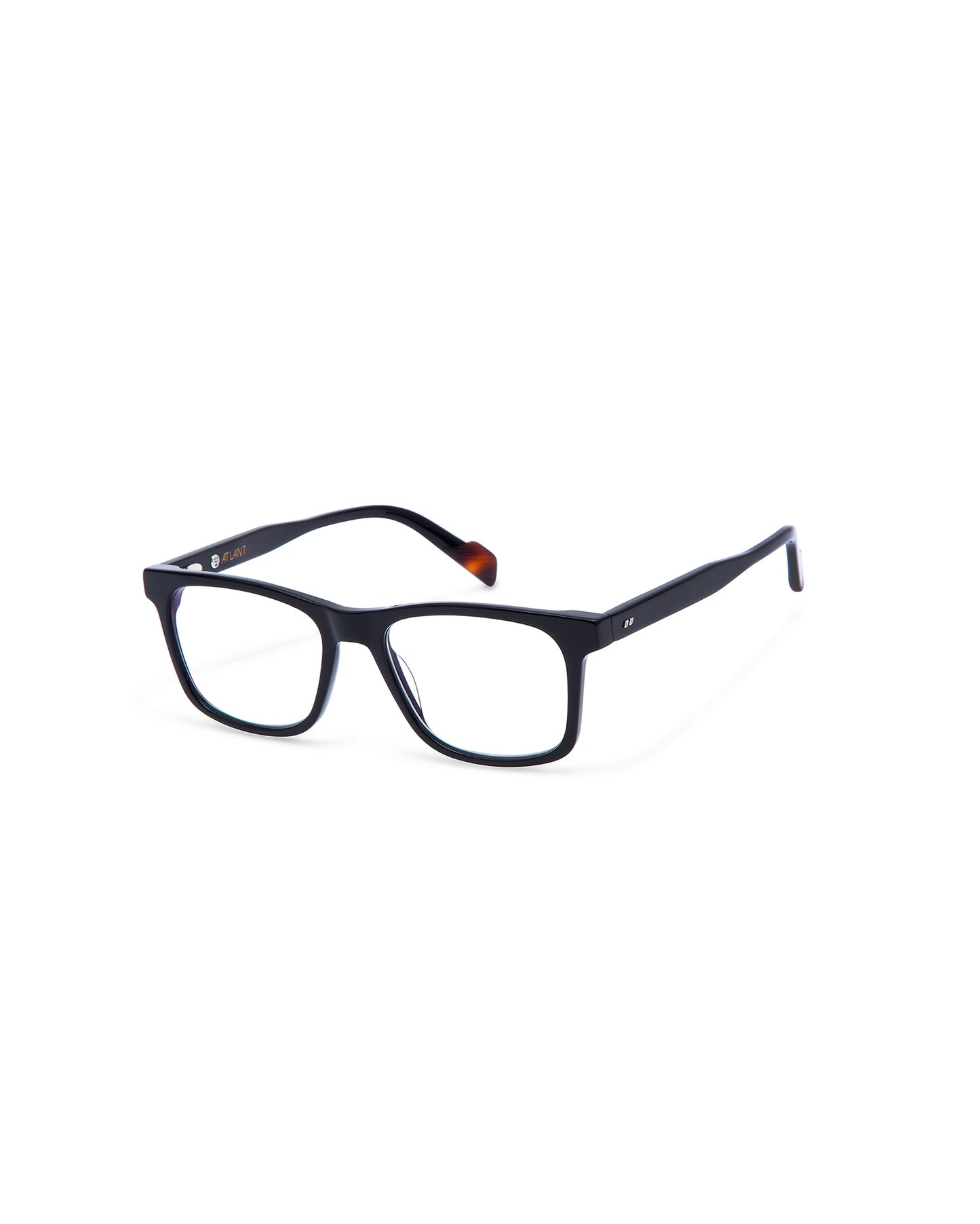 RIO: Cuadrada Acetato Noir optical glasses by ATLANT 7030