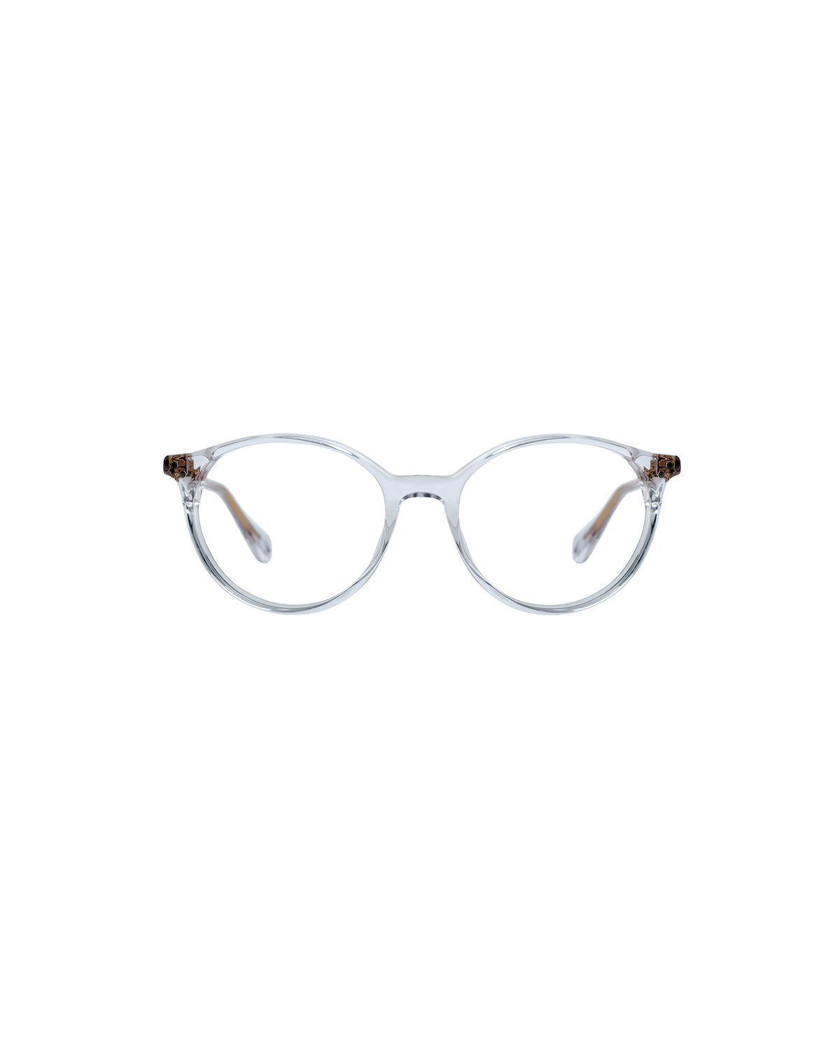 Brooks: Redondas Acetato Transparente optical glasses by GIGI STUDIOS 1831