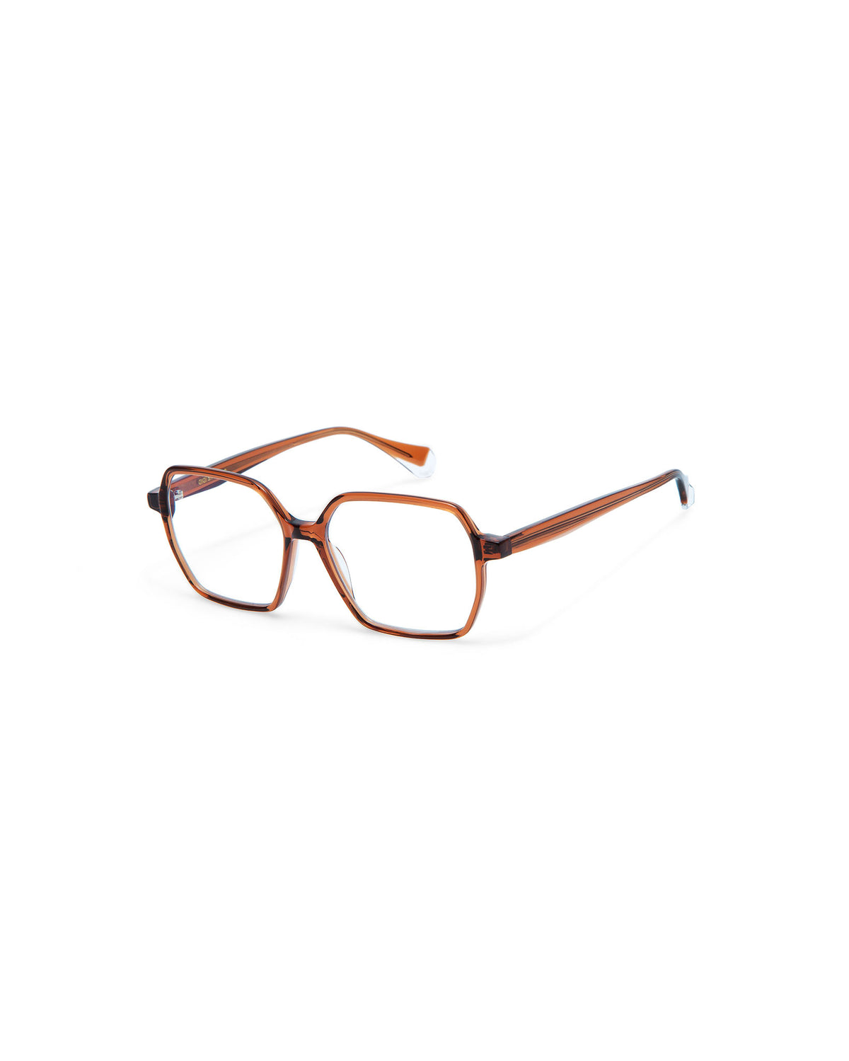FRESH: Geométricas Acetato Marrón optical glasses by GIGI STUDIOS 558