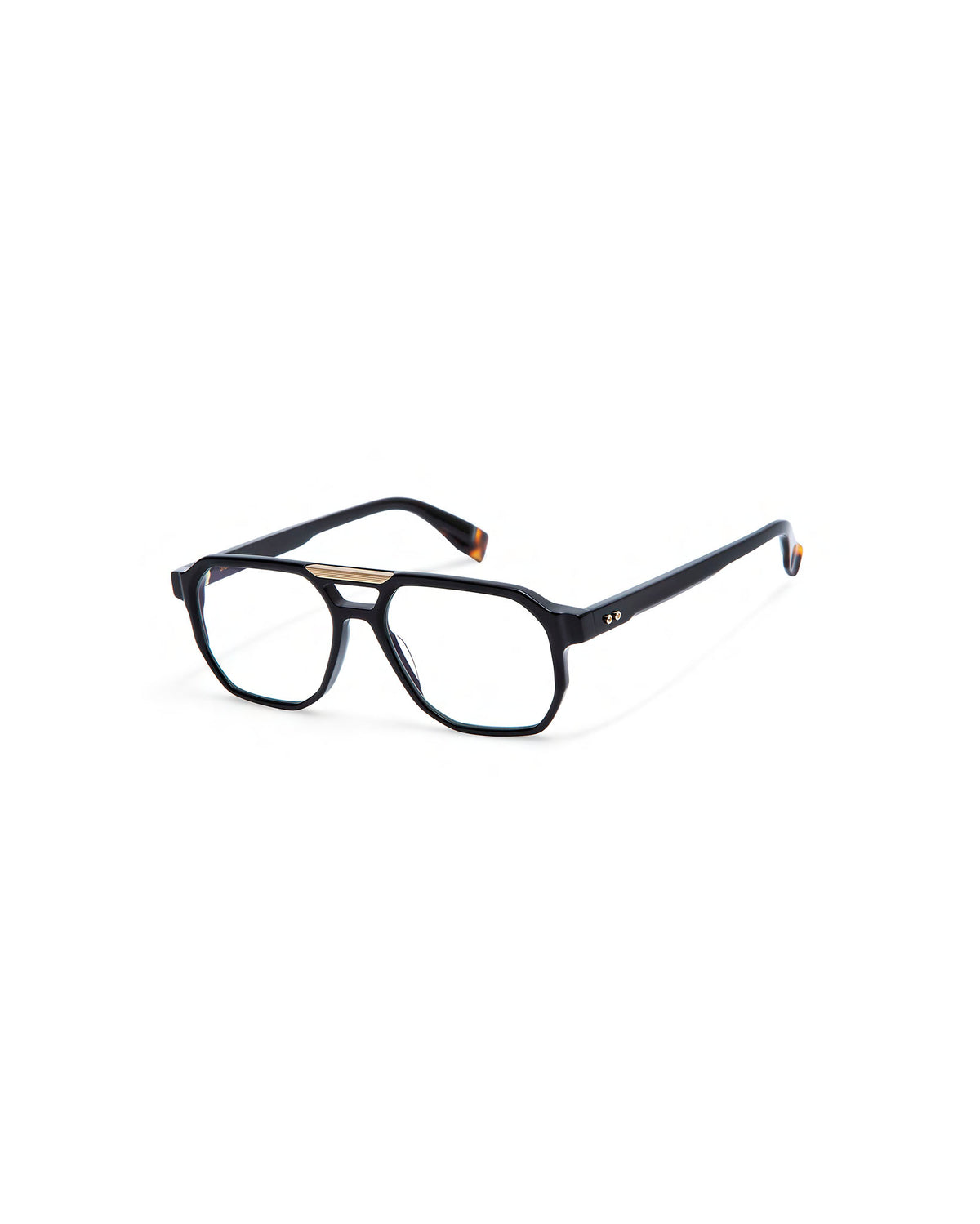 MARCONI: Aviador Acetato-Metal Noir optical glasses by GIGI STUDIOS 614
