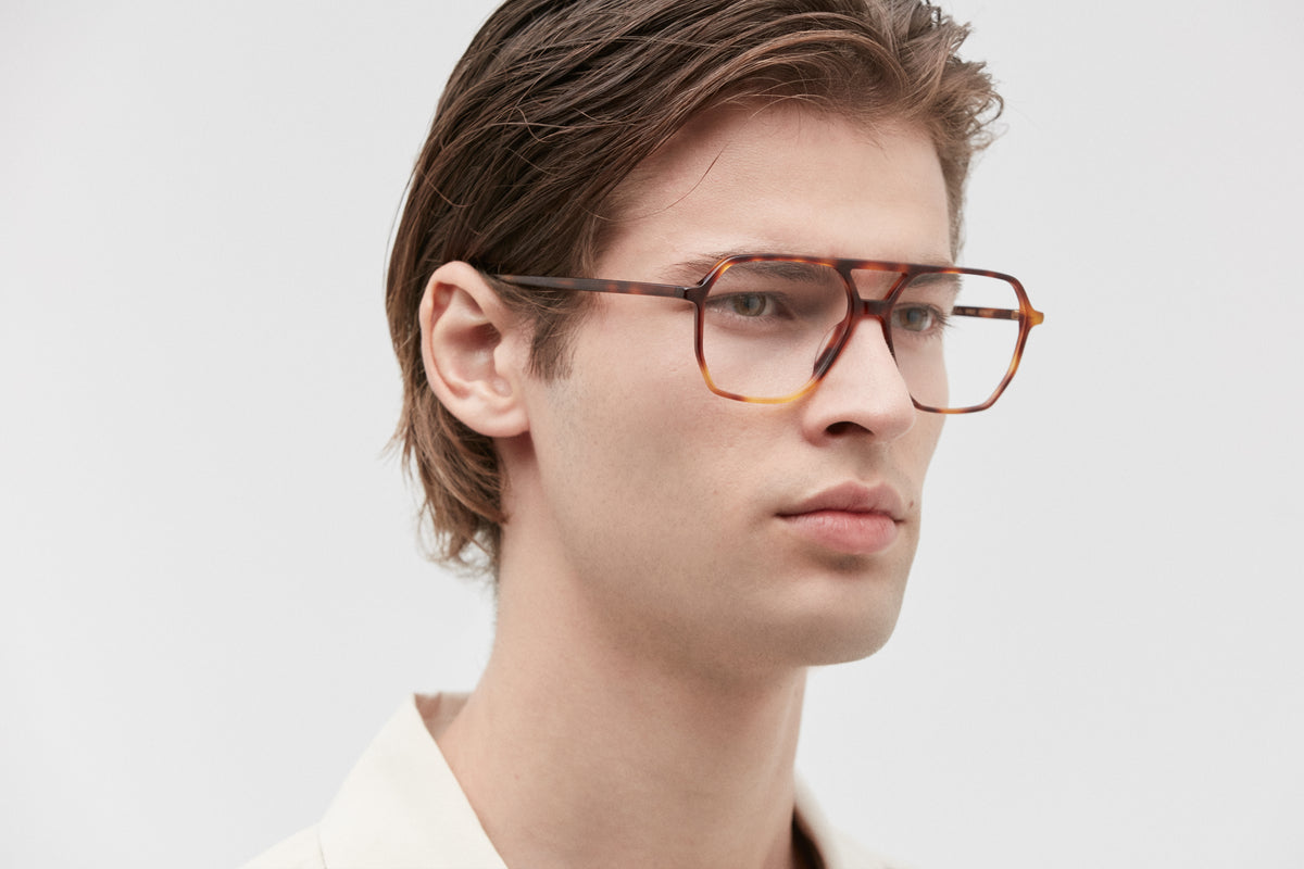 VERMONT: Aviador Acetato Havana optical glasses by GIGI STUDIOS 1525