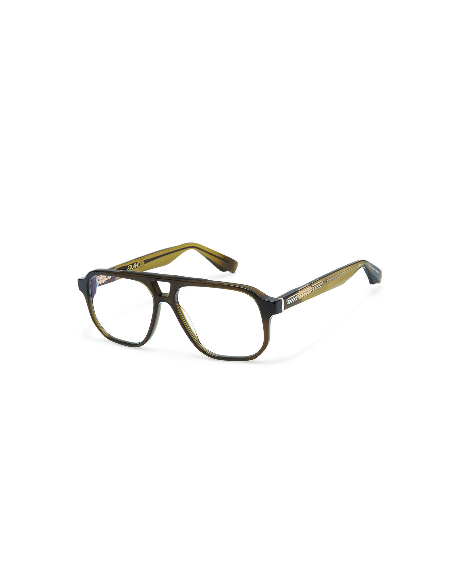 ETTORE: Aviador Acetato Marrón optical glasses by ATLANT 11265