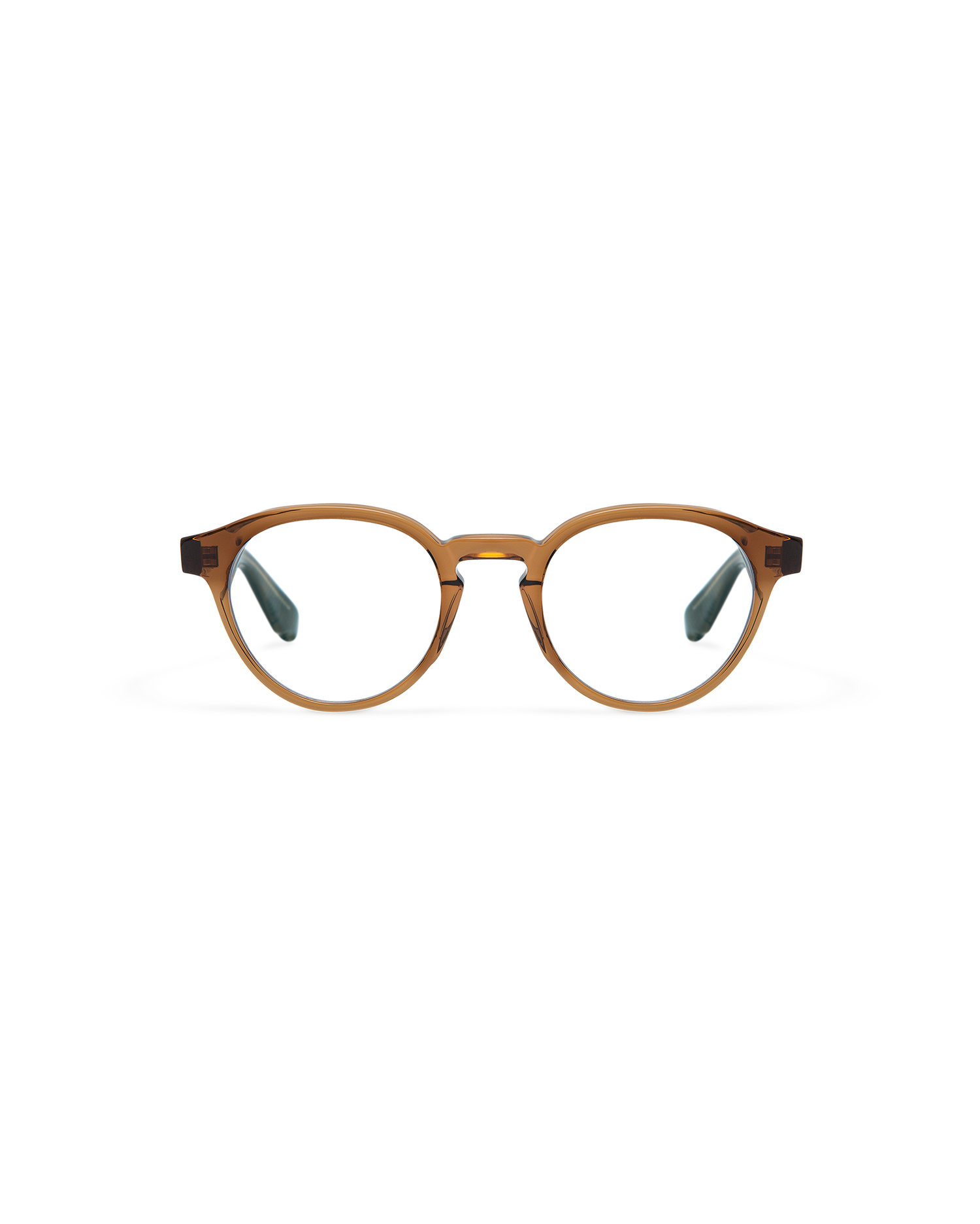 ISAMI: Redondas Acetato Marrón optical glasses by ATLANT 11179