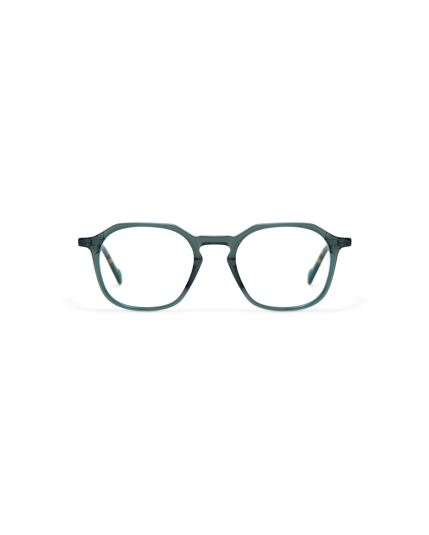 LIVORNO: Geométricas Acetato Verde optical glasses by ATLANT 11626