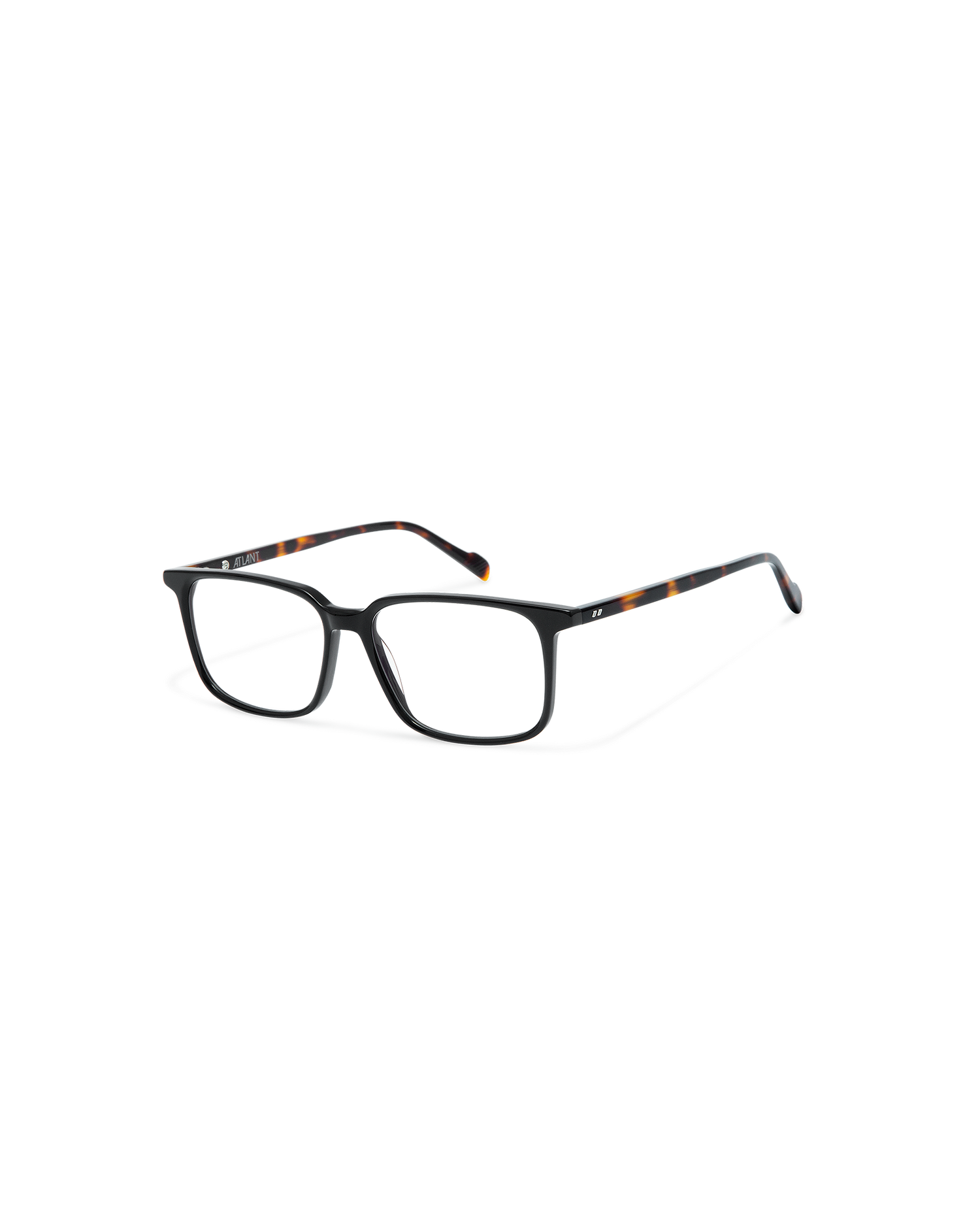 MONACO: Rectangular Acetato Noir optical glasses by ATLANT 11654