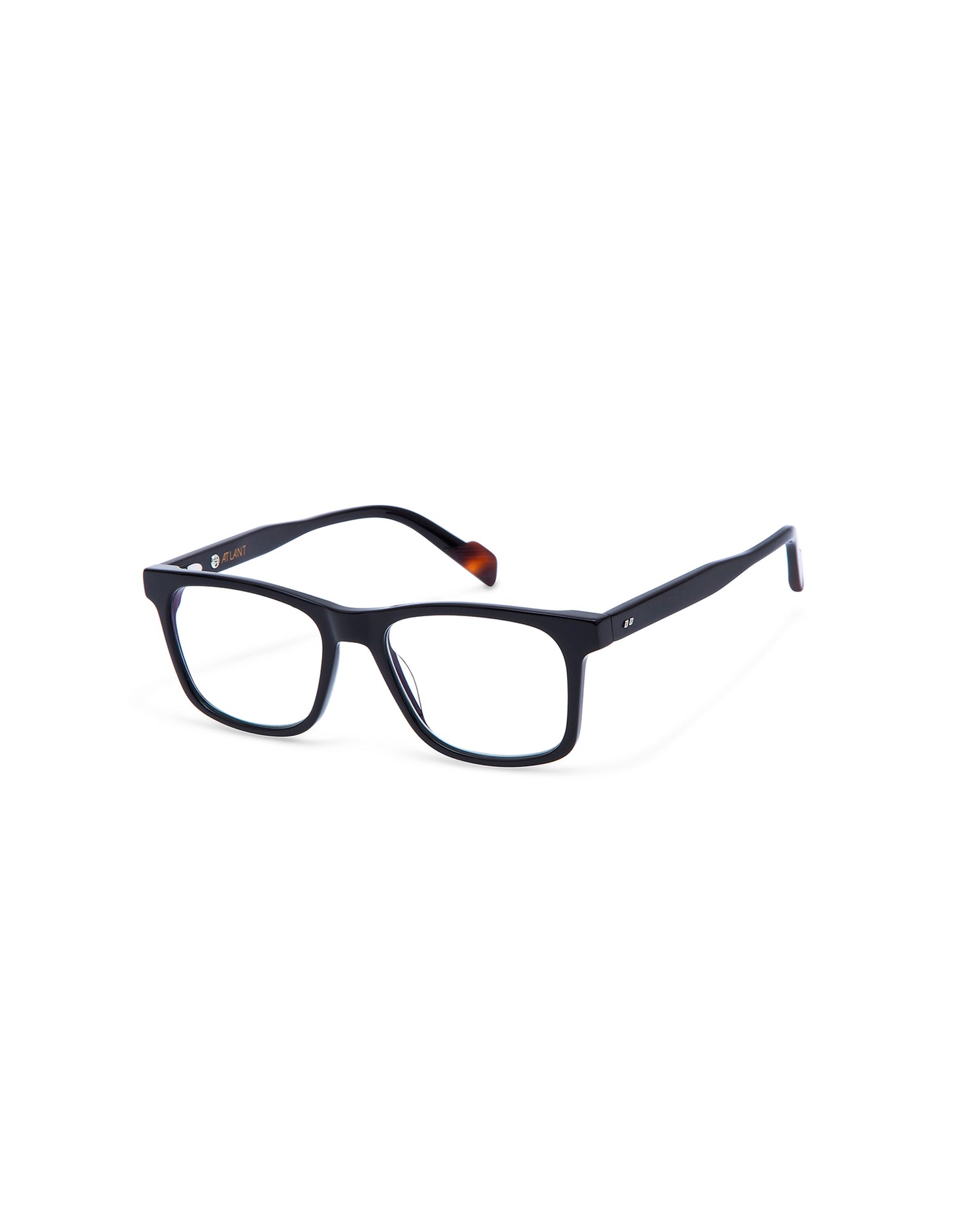 RIO: Cuadrada Acetato Noir optical glasses by ATLANT 7030