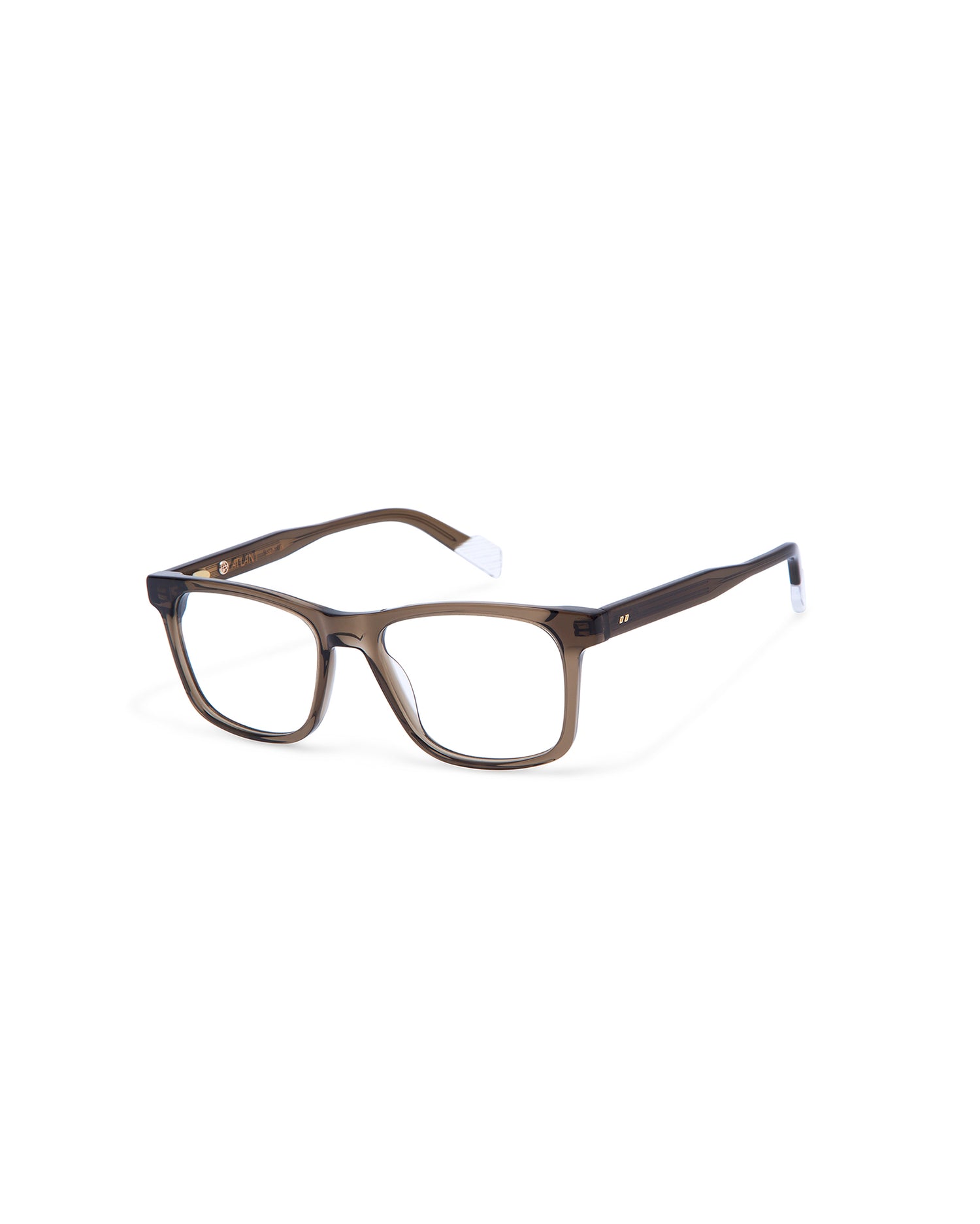 RIO: Cuadrada Acetato Marrón optical glasses by ATLANT 7036
