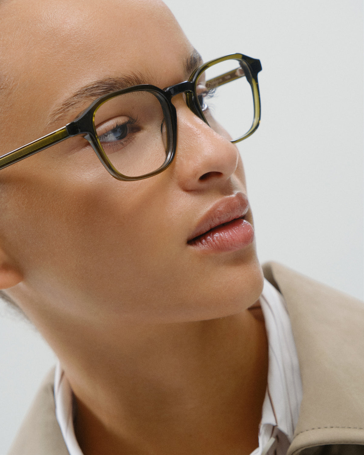 TESS: Cuadrada Acetato Verde optical glasses by GIGI STUDIOS 11481
