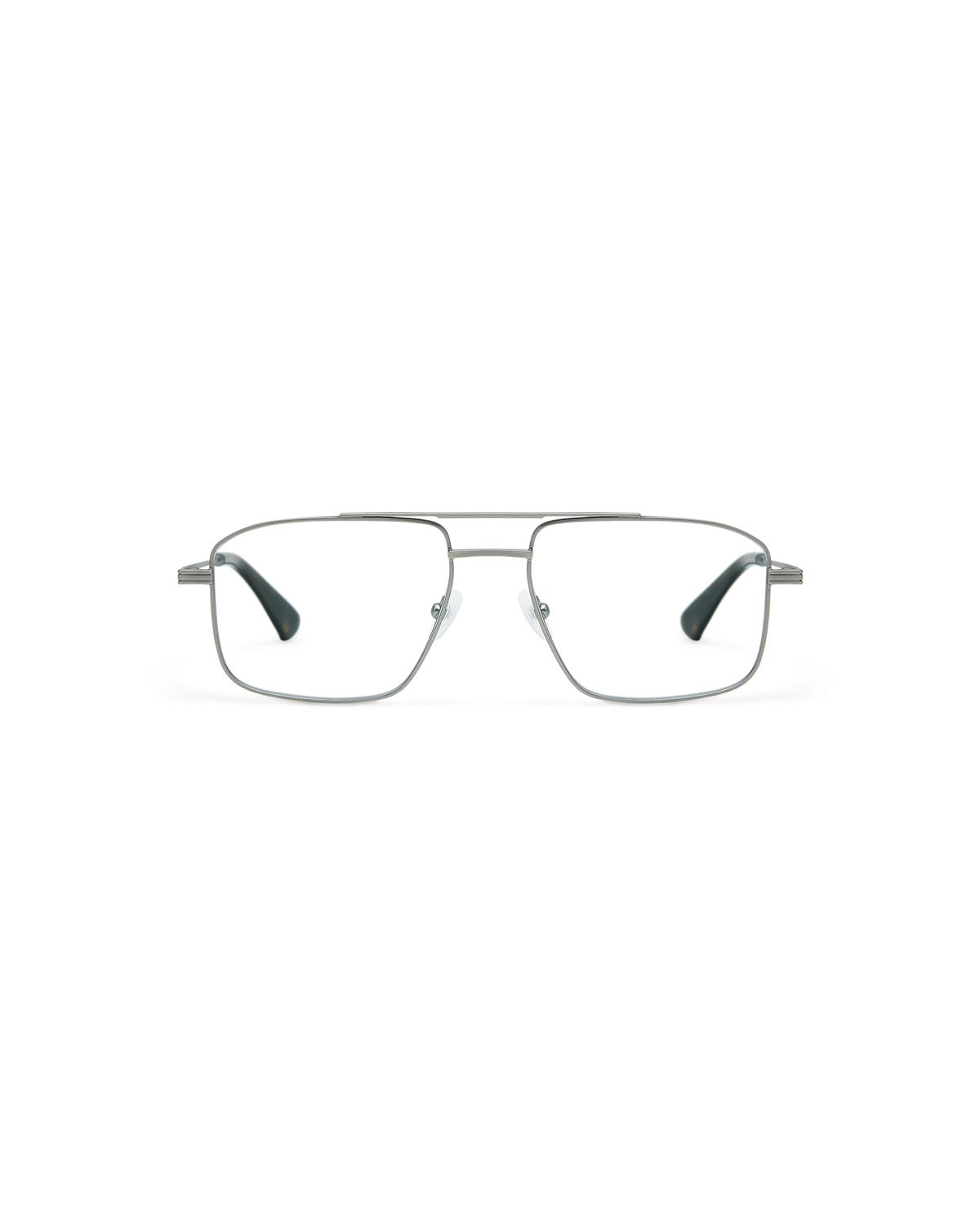 ELDRIC: Aviador Metal Dark Silver optical glasses by GIGI STUDIOS 10779