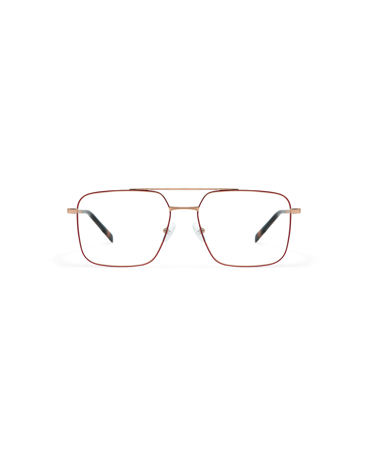 VION: Aviador Titanio Rojo optical glasses by GIGI STUDIOS 10825